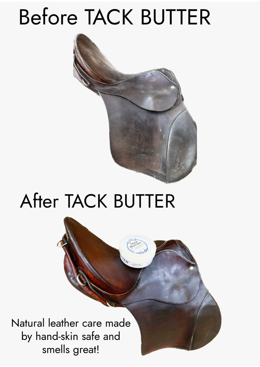 Peppermint Tack Butter ~ 2 in 1 Clean + Condition 7oz