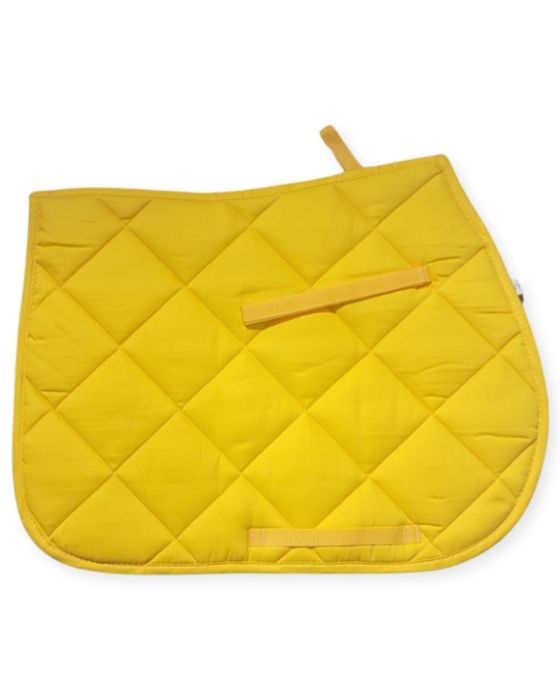 Yellow Quilted Saddle Pad | Pony Size