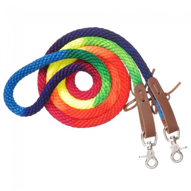 Tye-Dye Gaming Reins | Clip On With Water Loops | 7 ft