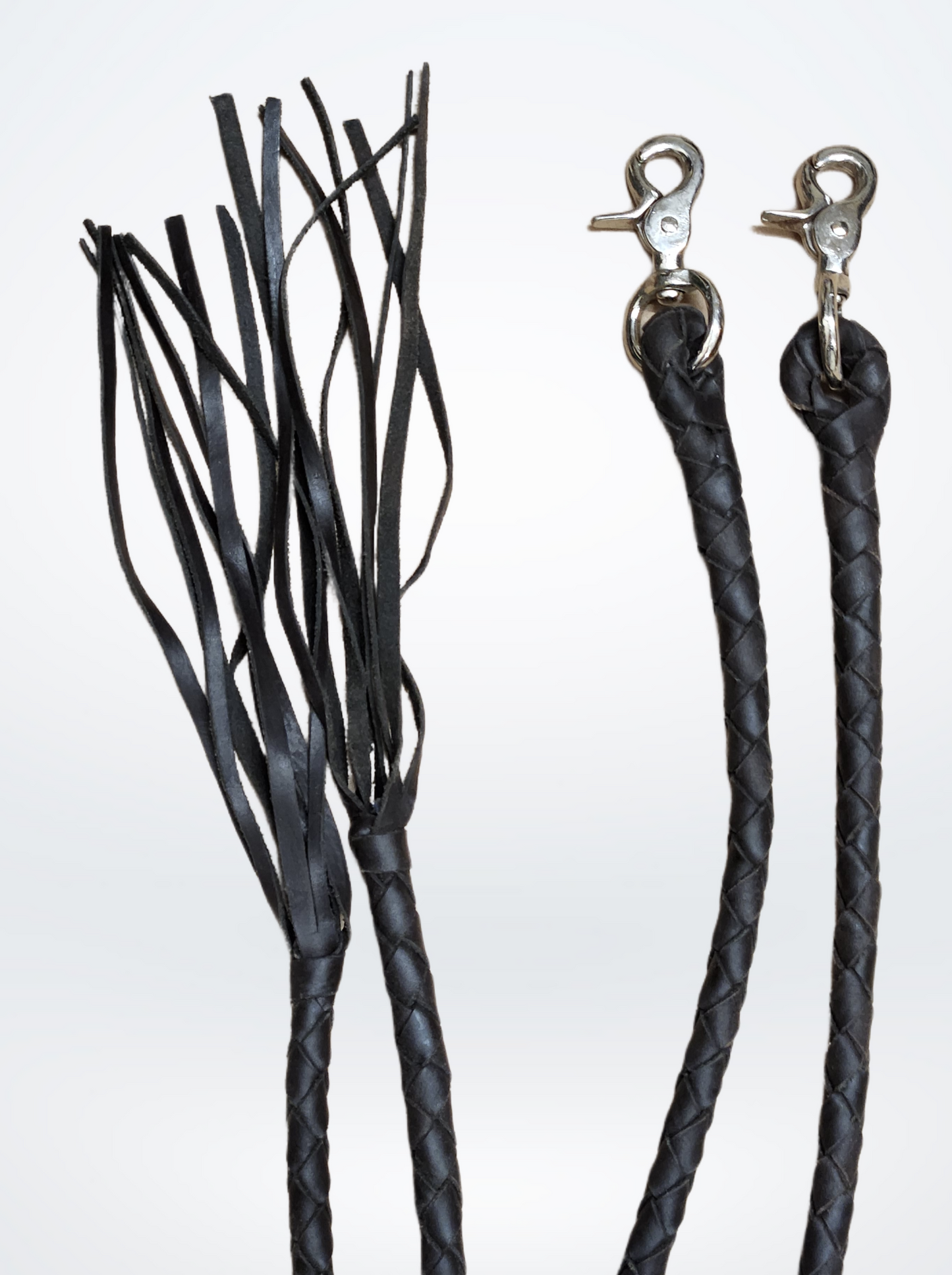 Dale ~ Braided & Rolled Split Reins