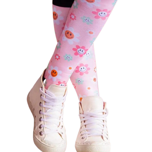 Flower Power ~ Pair & a Spare Boot Socks