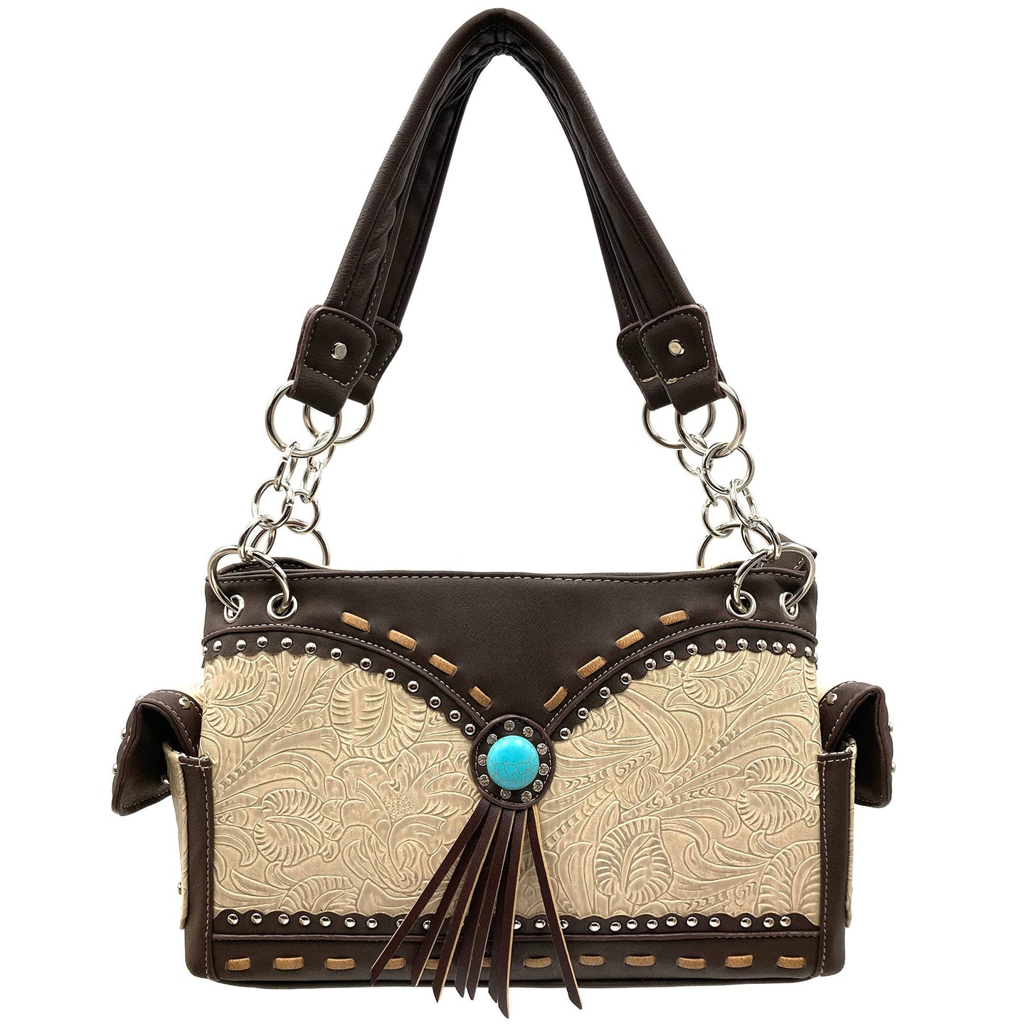 Hallie | Turquoise Stone Handbag