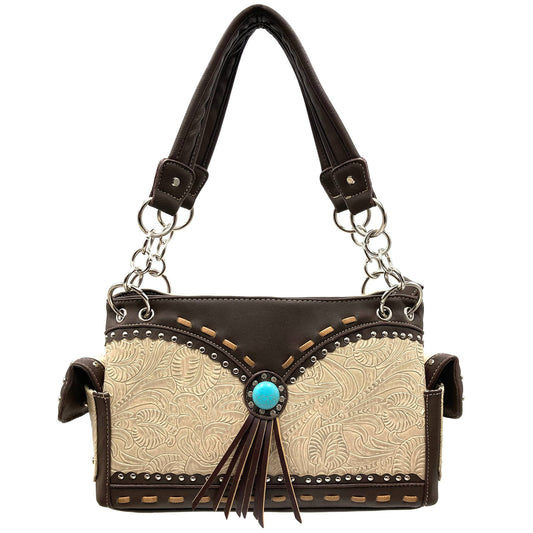 Hallie | Turquoise Stone Handbag