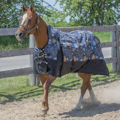 Celestial Storm | 160gm Mid-Neck Turnout Blanket | Size 52, 87 | Canadian Horsewear