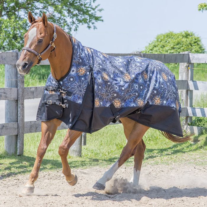 Celestial Storm 160gm Mid-Neck Turnout Blanket ( Size in stock: 52, 81, 87 )
