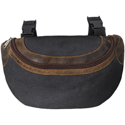 Canvas / Leather Saddle Sack