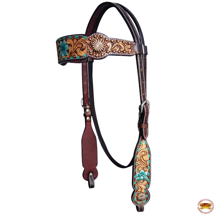 Antique Roses Headstall & Breastcollar Set