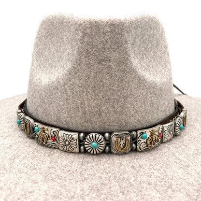 Wren | Cowboy Concho Hat Band
