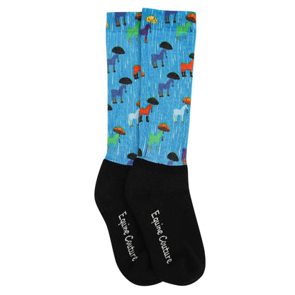 Rainy Day Pony Boot Socks│Youth Size│Equine Couture