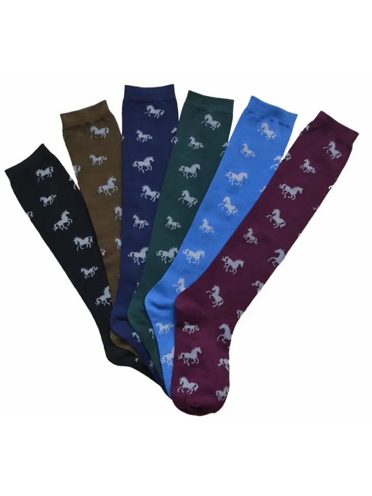 Horses All Over! ~ Boot Socks