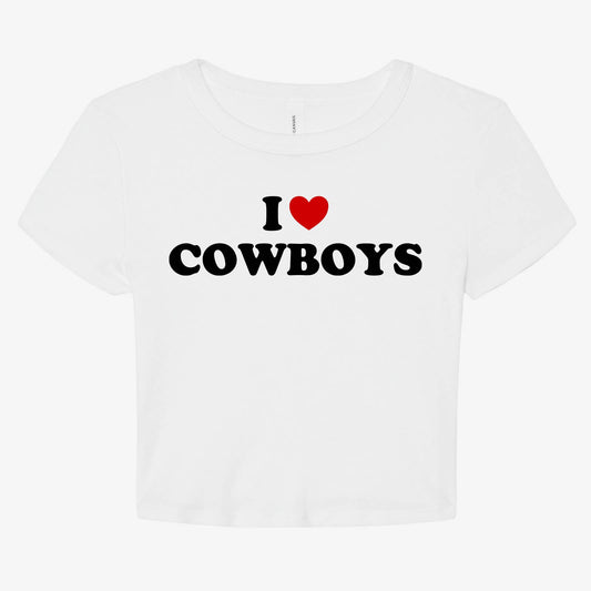 I ❤️ COWBOYS Cropped Tee | Untamed Country