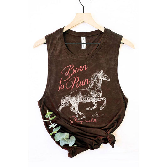 BORN TO RUN Tank Top | HRTandLUV