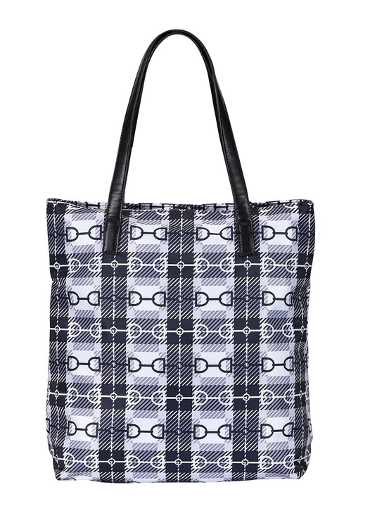 Plaid Snaffle Bit Tassel Bag