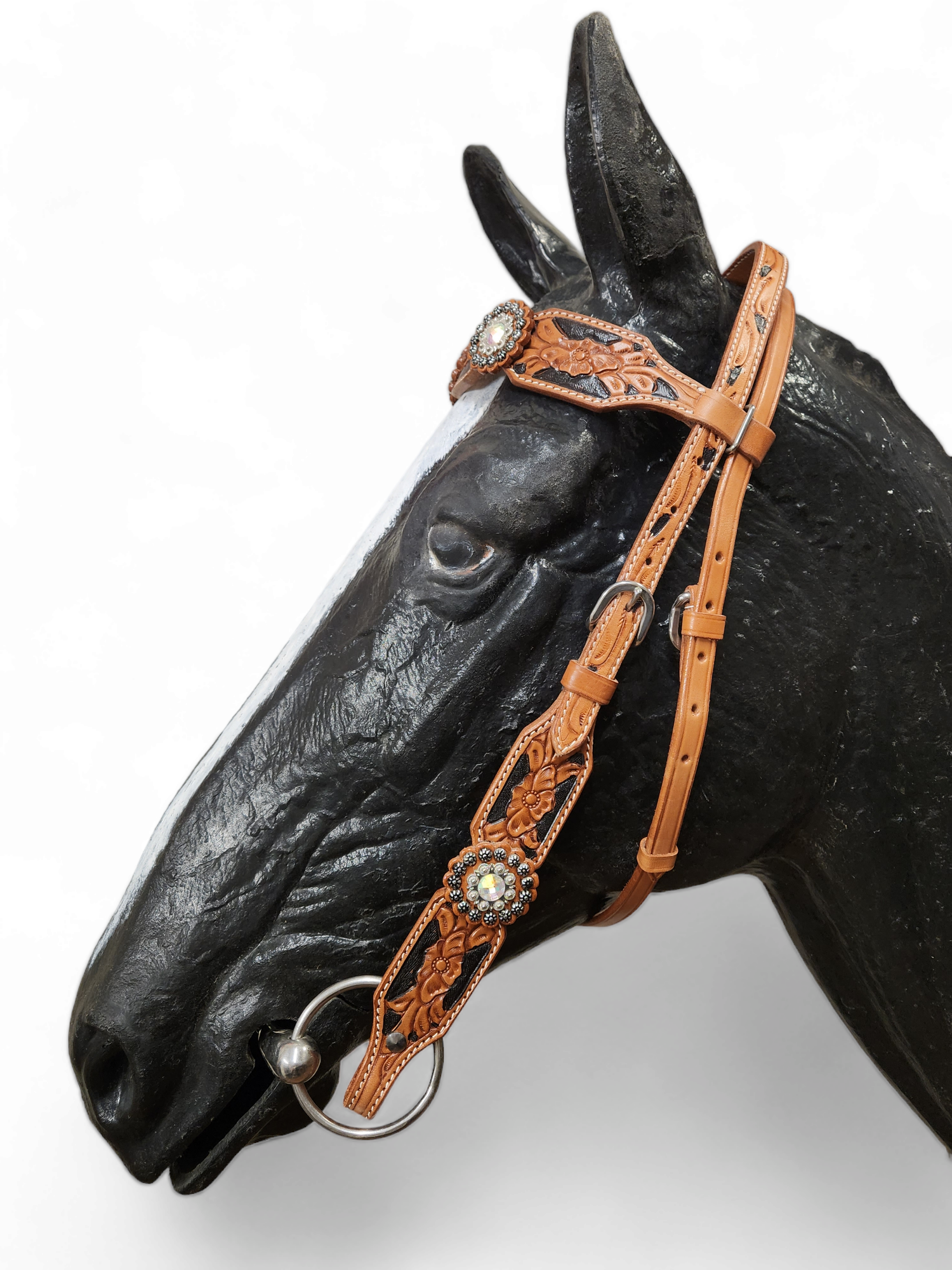 Gene ~ Painted & Bling Headstall