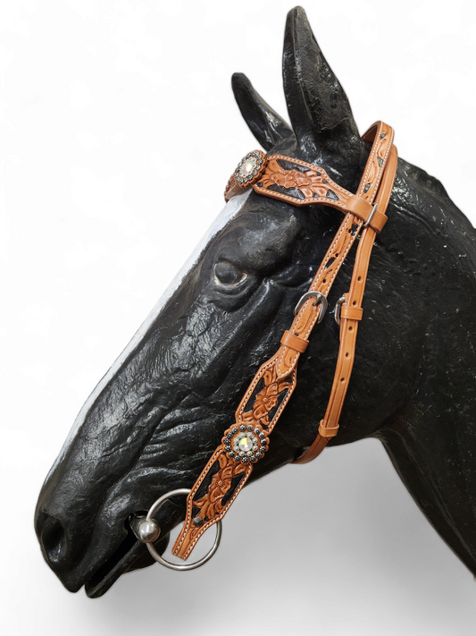 Gene ~ Painted & Bling Headstall