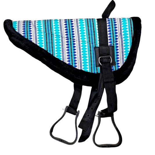Fleece Lined Bareback Pad With Stirrups