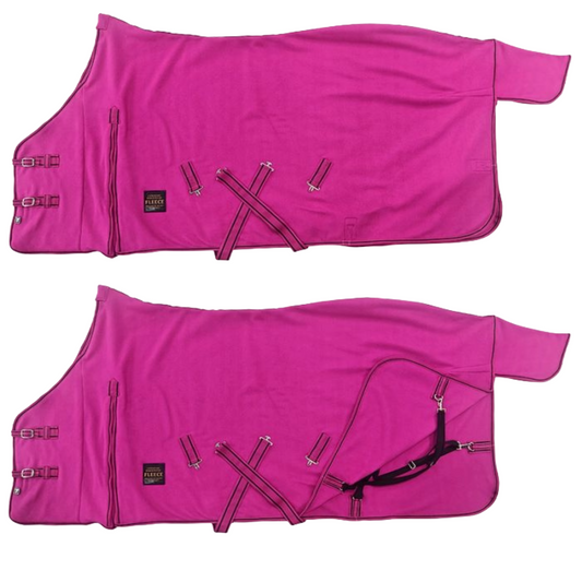 Pink Polar Fleece Cooler | Canadian Horsewear