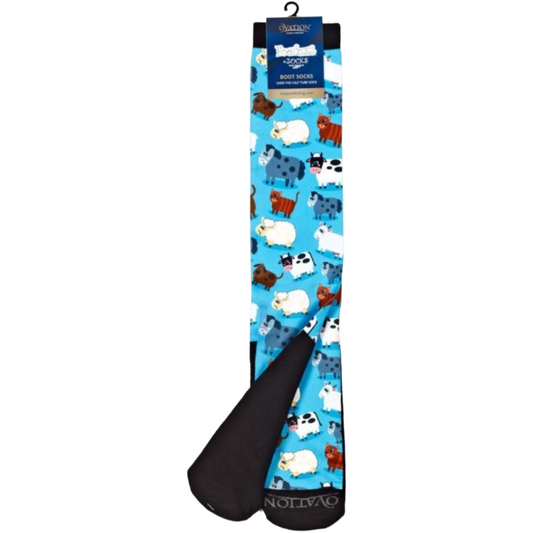 Barnyard FootZees Boot Socks | Ovation