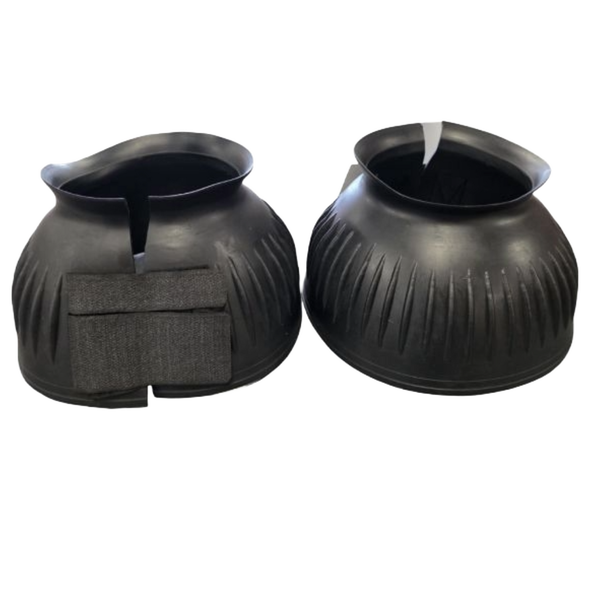 Draft Size Rubber Bell Boots With Velcro