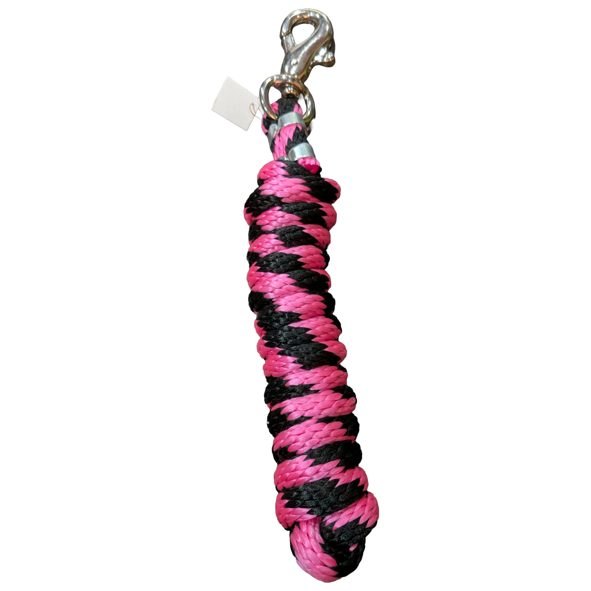 Pink & Black | Poly Lead Rope | 10' | Bull Snap