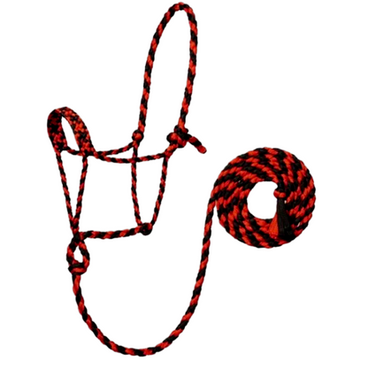 Mule Tape Halter With Lead Rope