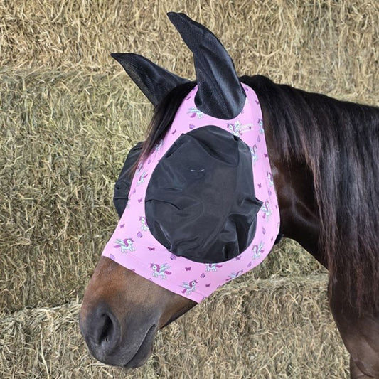 lycra Fly Mask With Zipper | Mini & Pony | Canadian Horsewear