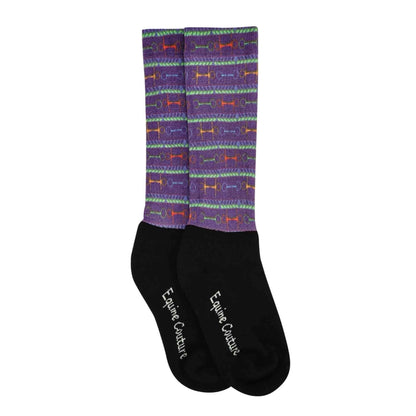 Neon Bits Boot Socks ~ Youth Size