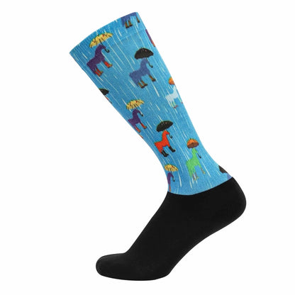 Rainy Day Pony Boot Socks│Youth Size│Equine Couture