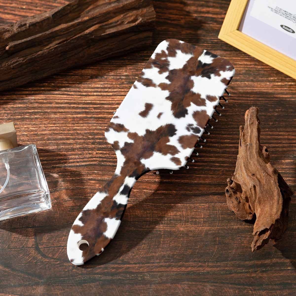 Paddle Hairbrush | Brown Cow
