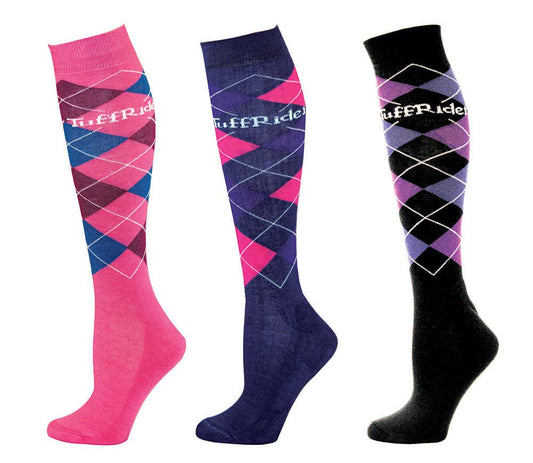 Argyle Knee High Socks | TuffRider