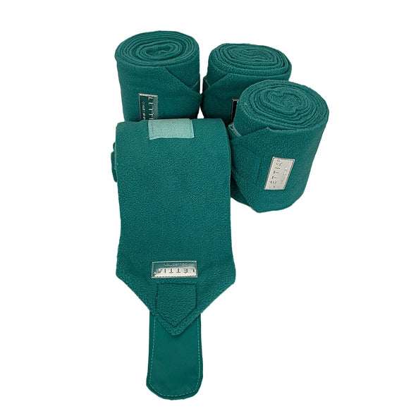 Teal Shadow Polo Wraps ~ Lettia