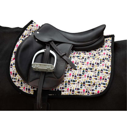 Champagne Bubbles Saddle Pad | Full Size | Dreamers & Schemers