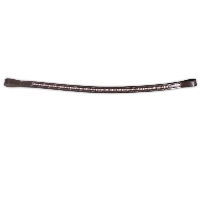 Rose & Clear Crystal Browband