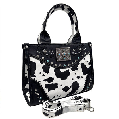 Mabel | Cow Print Crossbody Bag