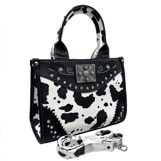 Mabel | Cow Print Crossbody Bag