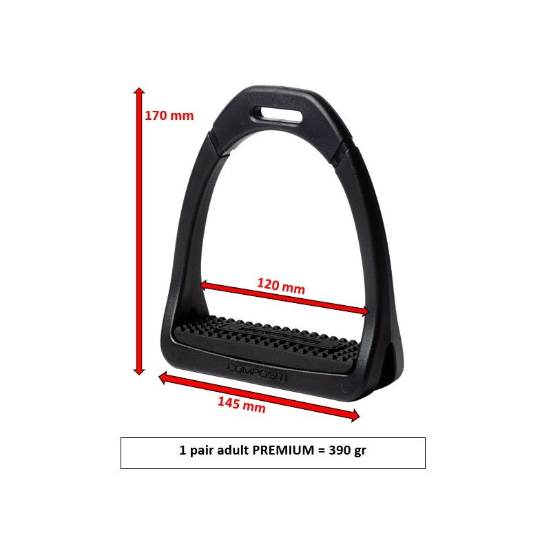 Premium Stirrup Irons ~ Compositi