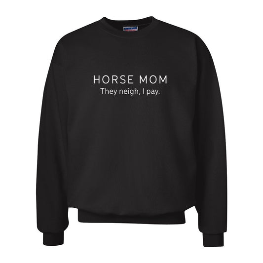 Horse Mom Crew Sweater