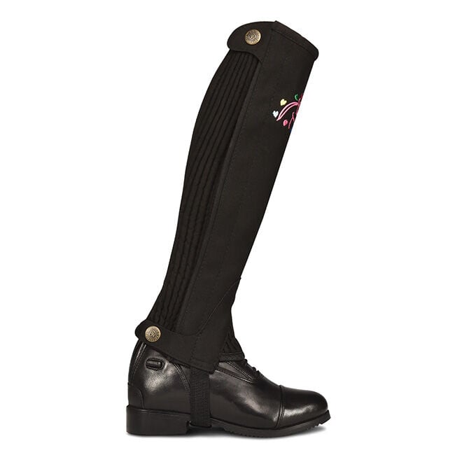 Child Size Amara Half Chaps w/ Hearts & Horses