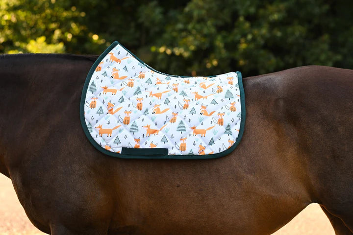 Think Outside The Fox ~ Full Size Saddle Pad