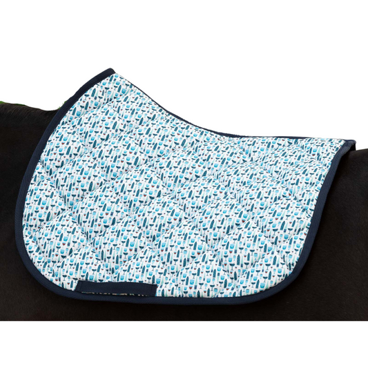 Wine Time ~ Full Size A/P Saddle Pad ~ Dreamers & Schemers