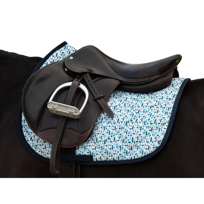 Wine Time ~ Full Size A/P Saddle Pad ~ Dreamers & Schemers