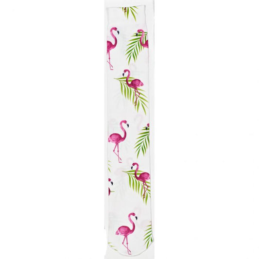 Zocks Boot Socks 🍭 Elegant Flamingos