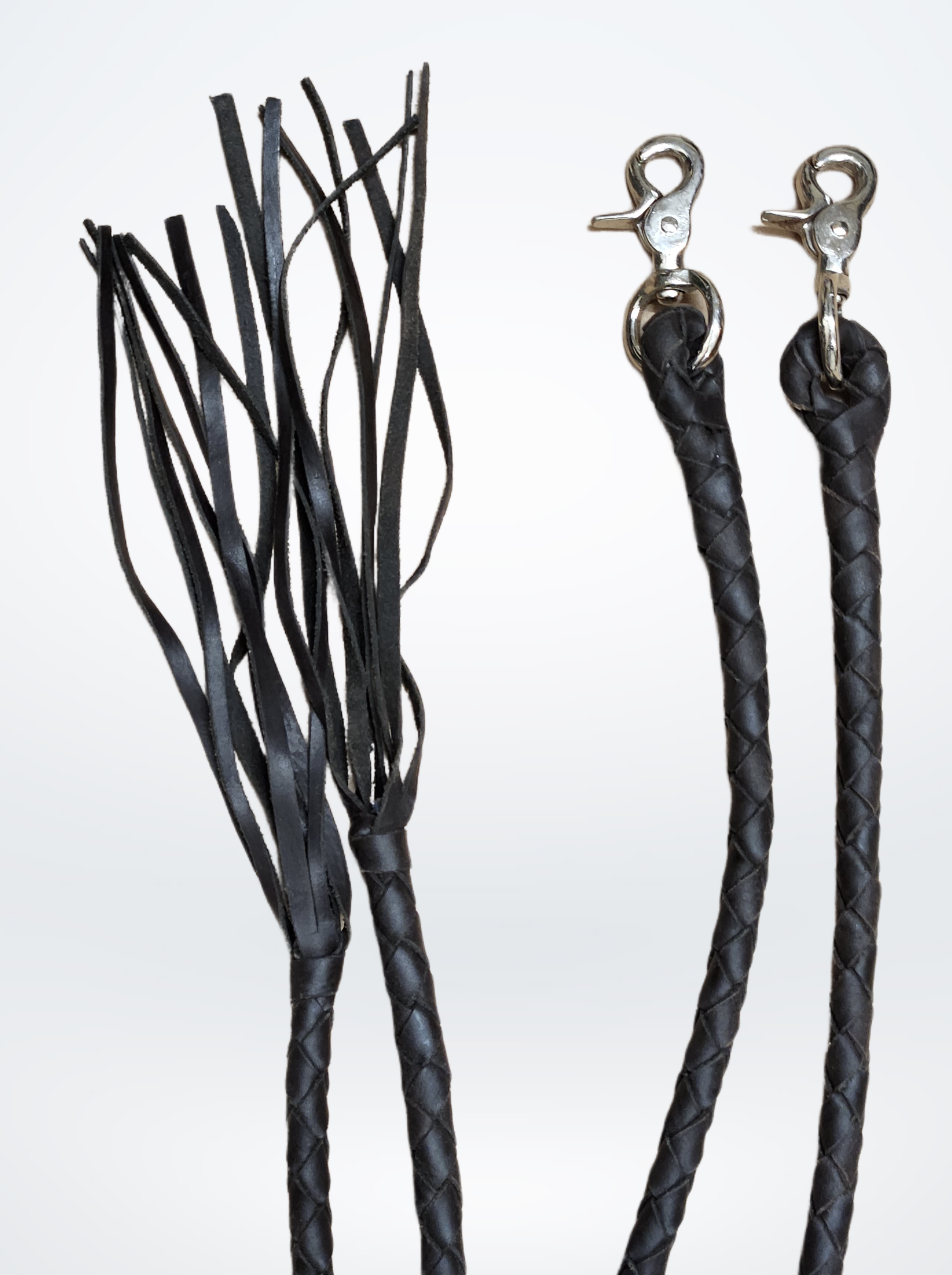 Dale ~ Braided & Rolled Split Reins