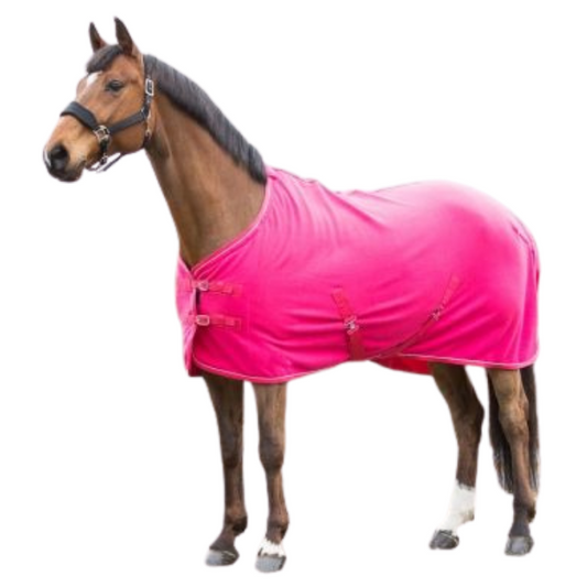 Taffy Pink Fleece Cooler By Canadian Horsewear