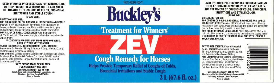 Zev Cough Remedy 2L Jug