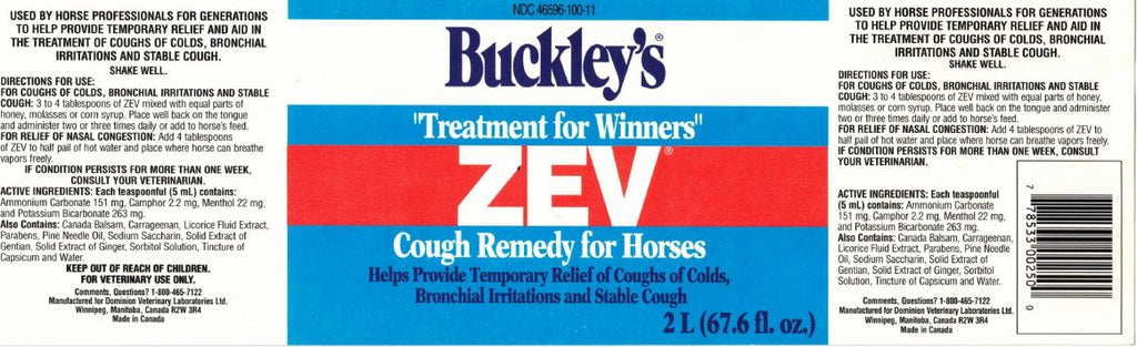 Zev Cough Remedy 2L Jug